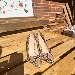 High Heels for Women,Pointed Toe Heels, Pumps, Closed Toe Heels,Snakeskin Heels